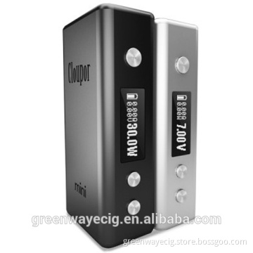 Cloupor mini 30w mod fit sub-ohm RDA,RBA,RTA with high quanlity
